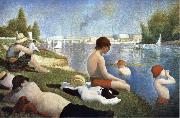 Georges Seurat Bathers of Asnieres oil